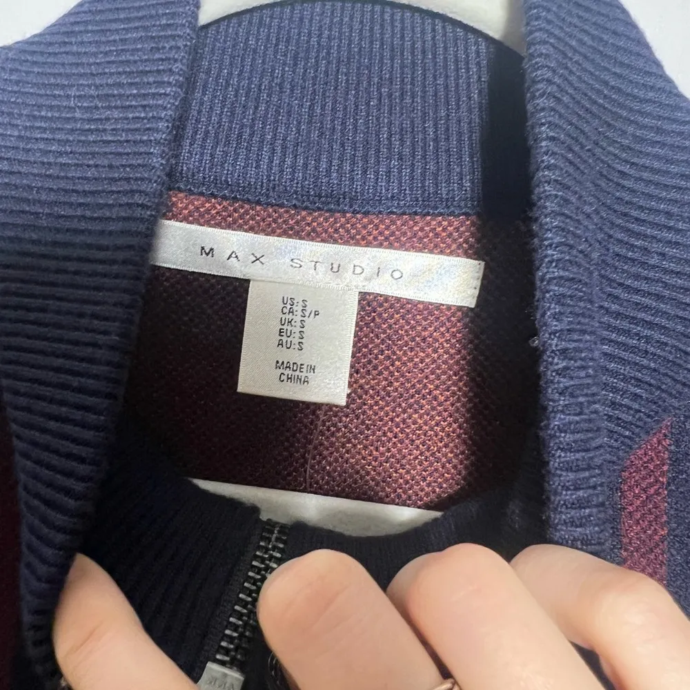 Max Studio Women’s Longline Plaid Sweater/Jacket - Image 8