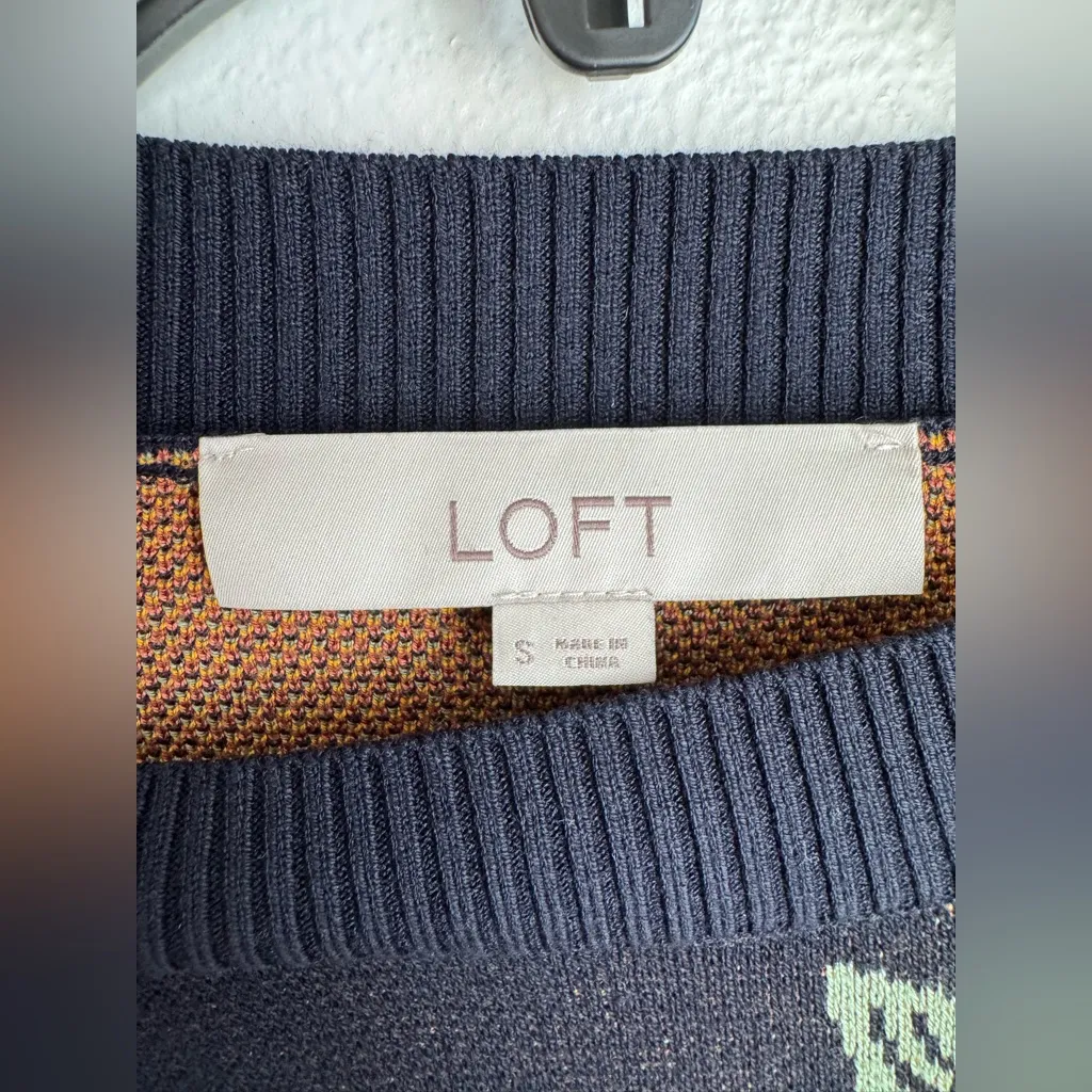 Loft Apple Cider Donut Long Sleeve Pullover Sweater - Image 6