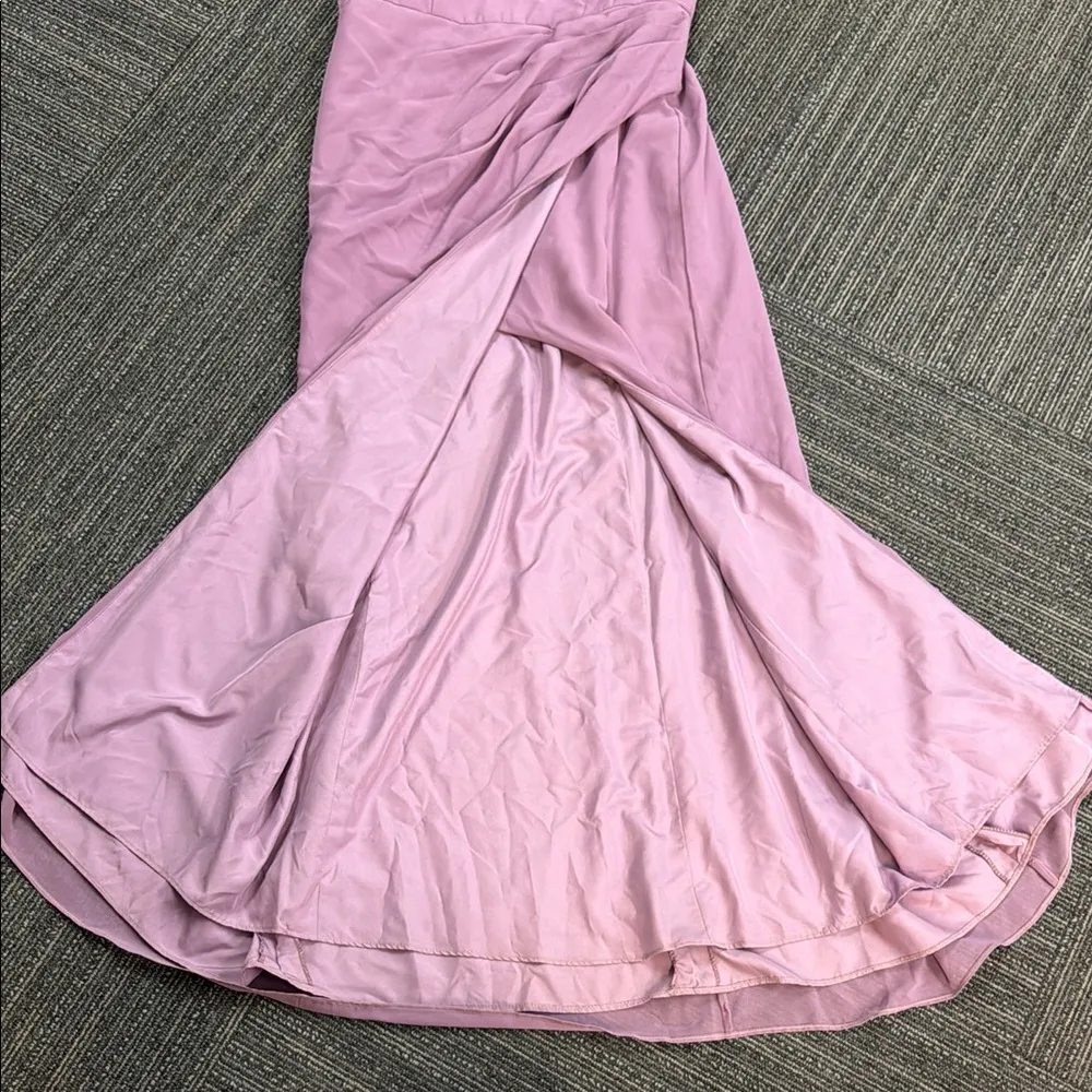 Elegant Azazie  Lavender Spaghetti Strap Dress - Image 10