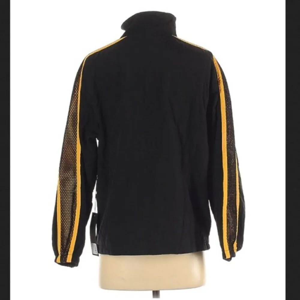 LF Jacket S NWT Windbreaker Pullover Mesh Sleeve Black Yellow Australia Brand - Image 8
