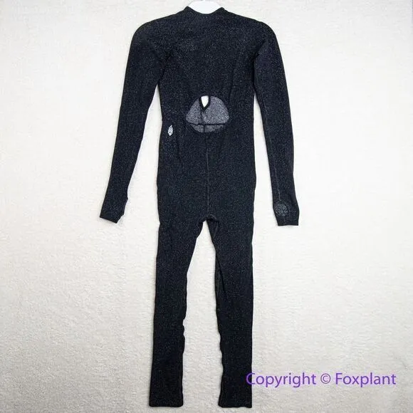 NEW Free People‎ flash forward onesie jumpsuit playsuit leotard black, XS/S - Image 15
