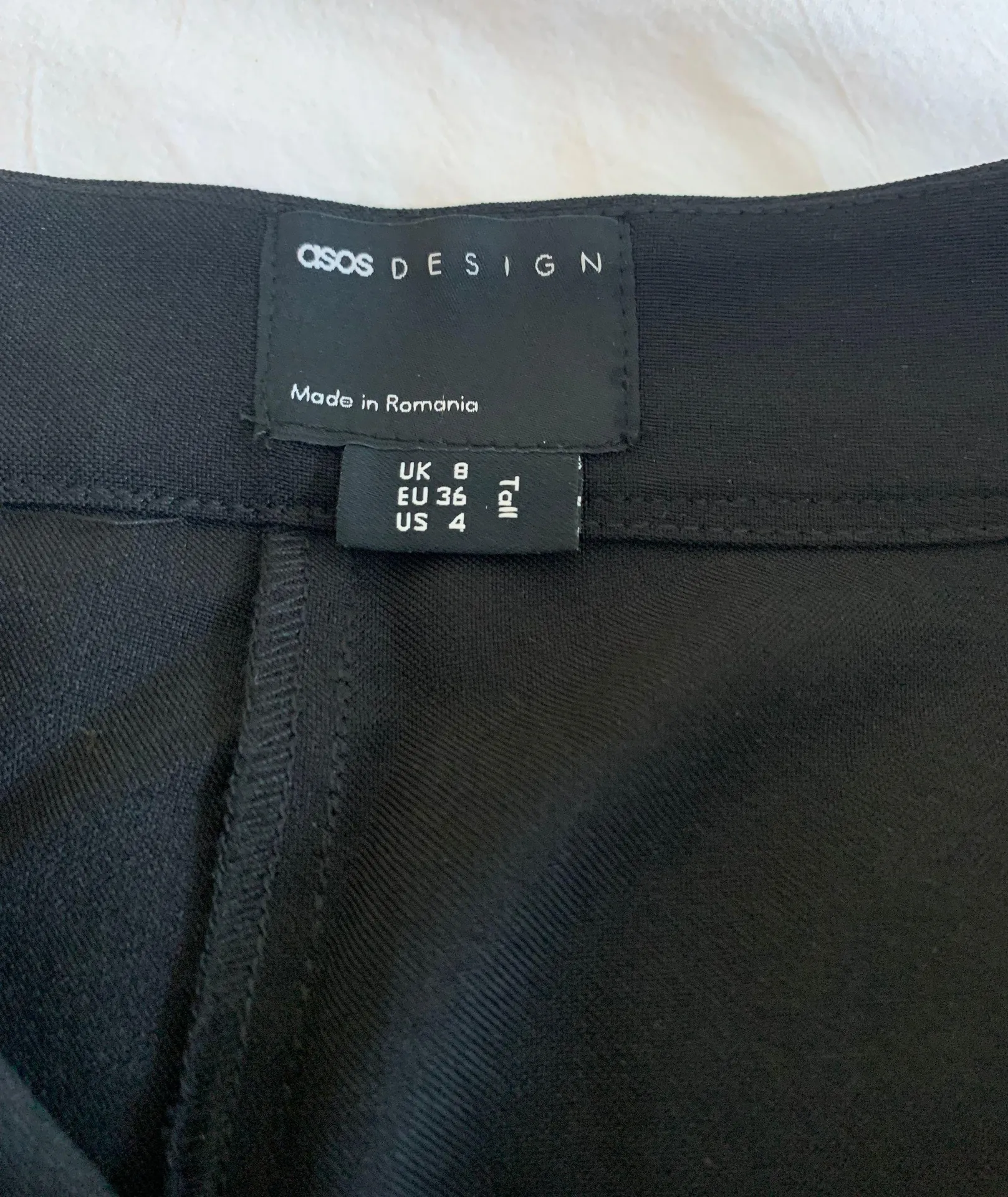 ASOS Tall Slim Kick Flare Trousers With Seams - Image 4