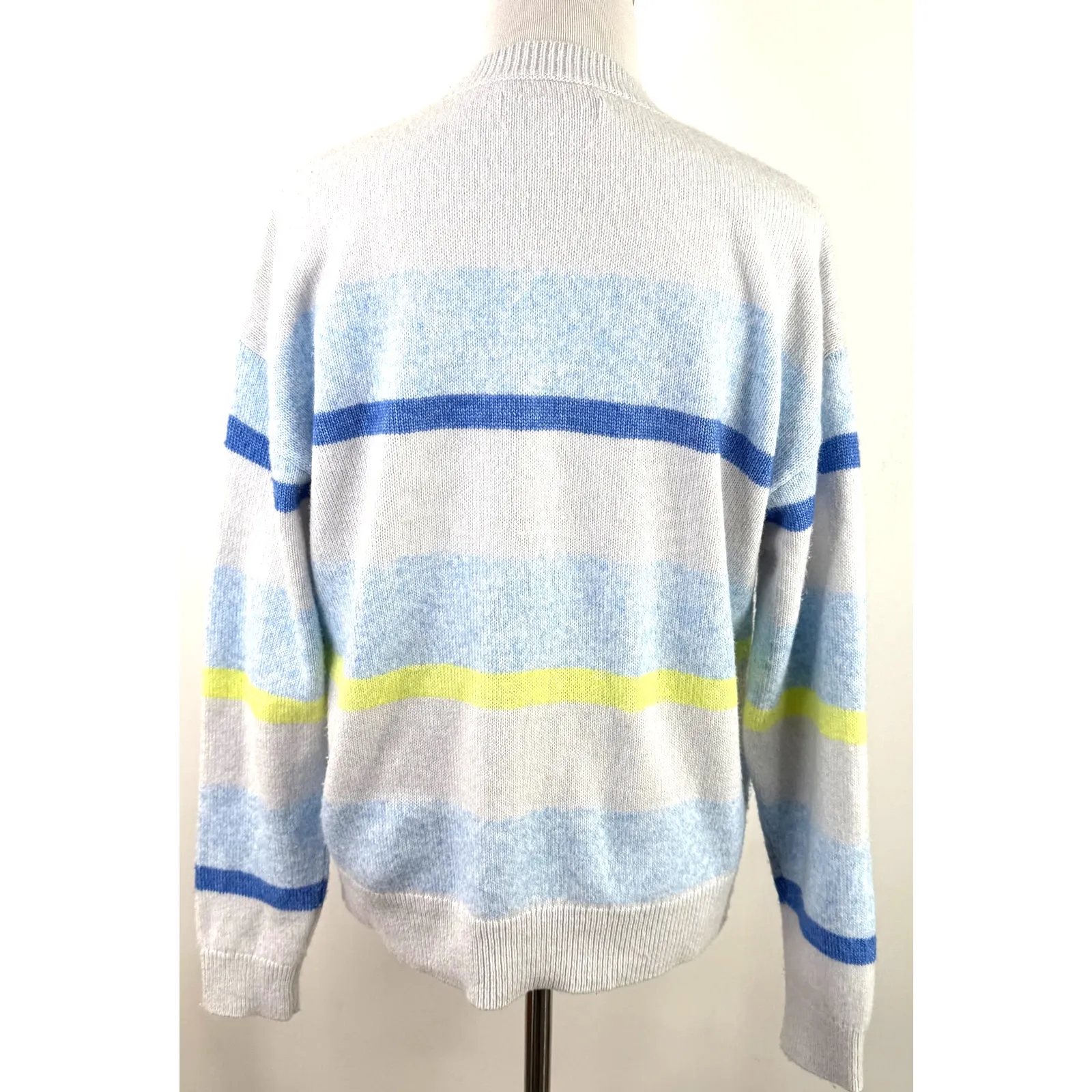 Elizabeth And James  Pullover Striped Sweater Size Small - Image 4