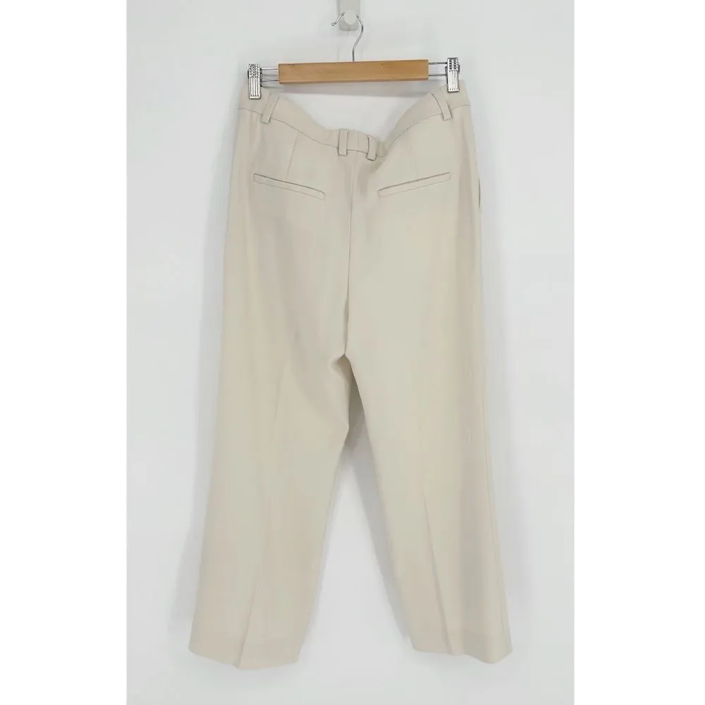 NEW Filippa K Hutton Straight Trouser Pants High Rise in Ivory Women's 38 US 8 - Image 6