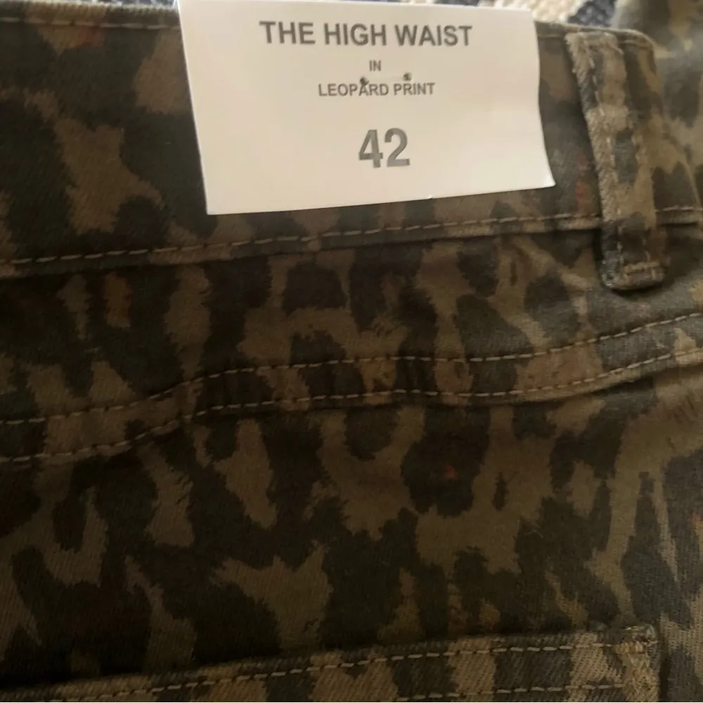 Zara High Waisted Leopard Print Slim Fit Fit Skinny Leg Ankle Jean 10X27 NWT - Image 11