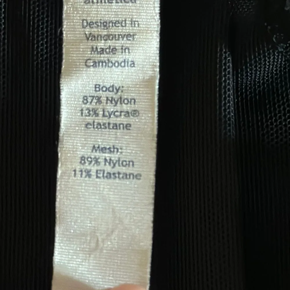 Lululemon Women's Black Zip-up Jacket - Size 10 - Image 6