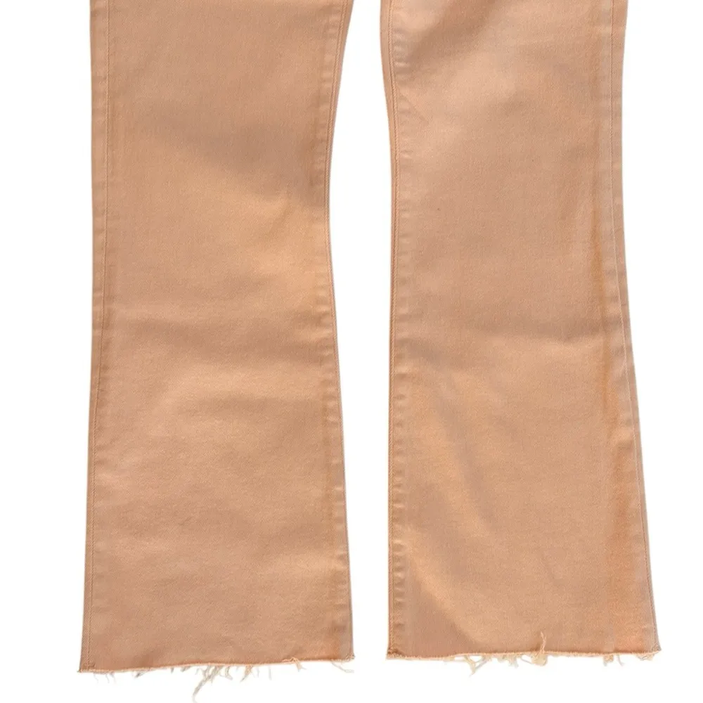 Like New Mavi Anika High Rise Crop Flare Jeans Peach Size 27 - Image 9