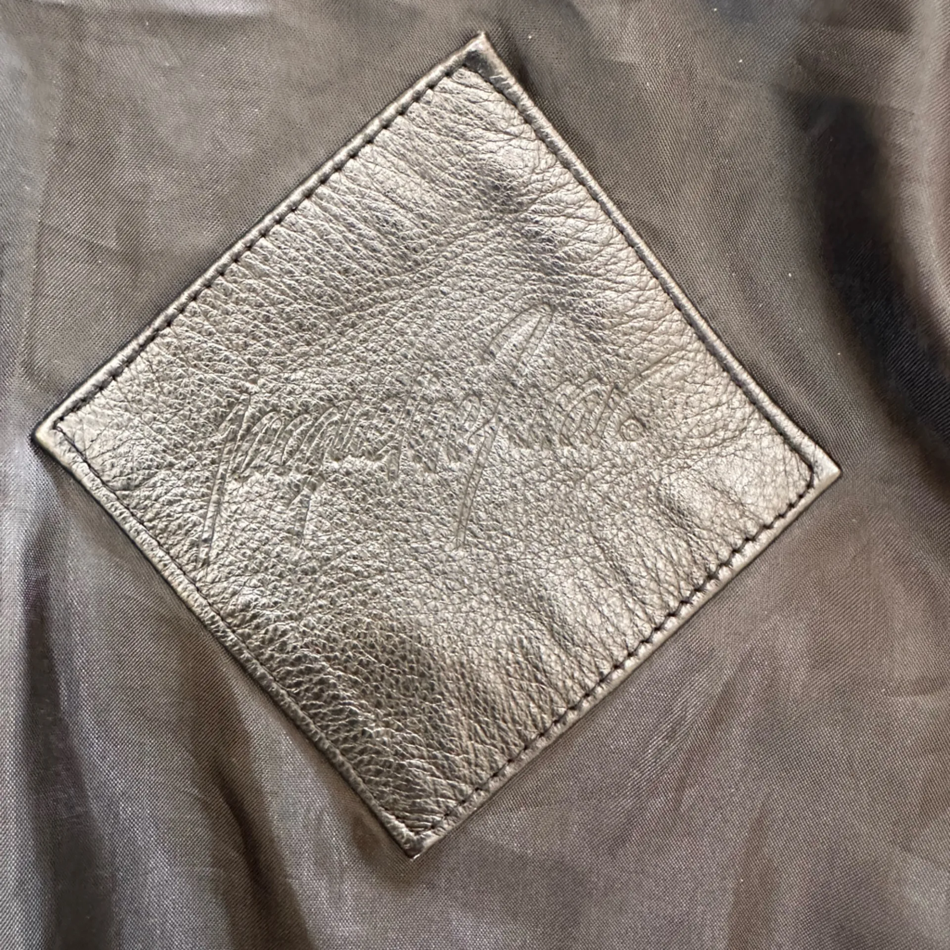 JACQUELINE FERRAR WOMAN'S BLACK LEATHER JACKET BUTTON UP BELTED BLAZER - Image 6