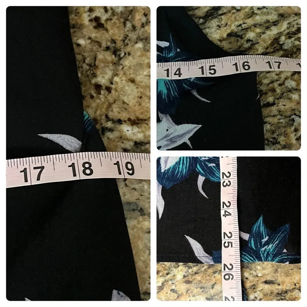 Vestique Womens Chasing Lillies Mini Dress Floral Classic Modest M Beach Summer - Image 5