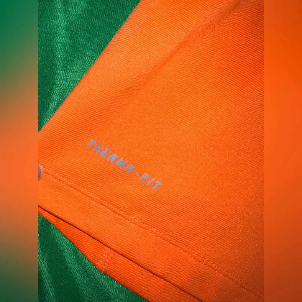 Nike Pro Combat Orange Women's High Neck Sweater size XS - Image 5