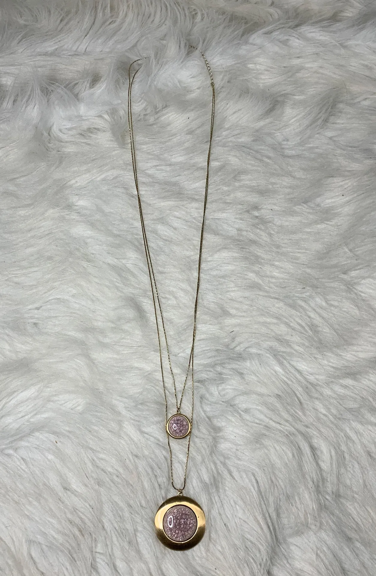 Francescas Purple Geode Layered Necklace - Image 2