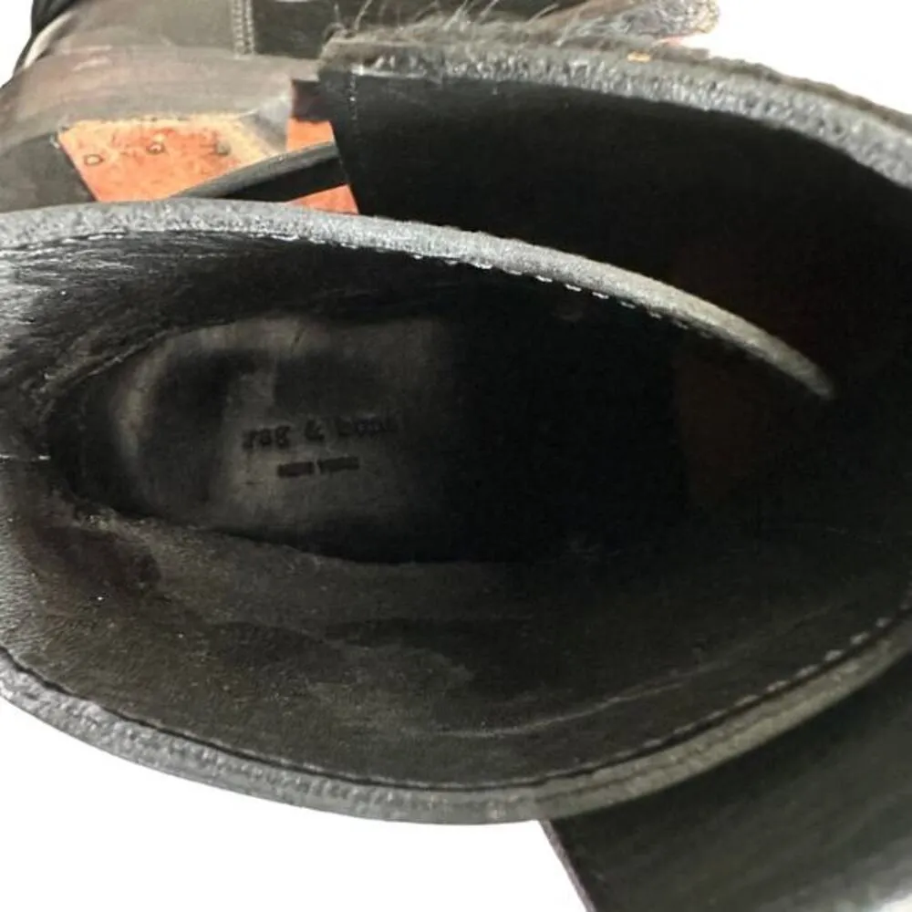 Rag & Bone Driscoll Chelsea Leather Calf Hair Boot Size 36 US 6‎ - Image 6