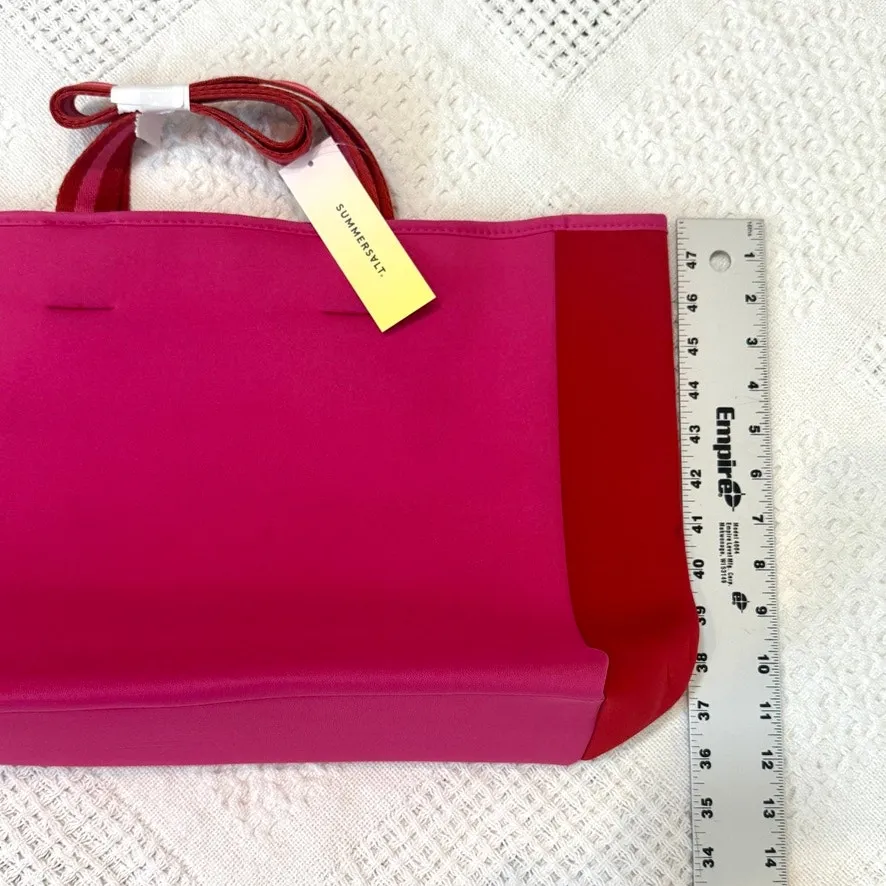 Summersalt Anthropologie neoprene summer beach tote bag BT 2647 - Image 4