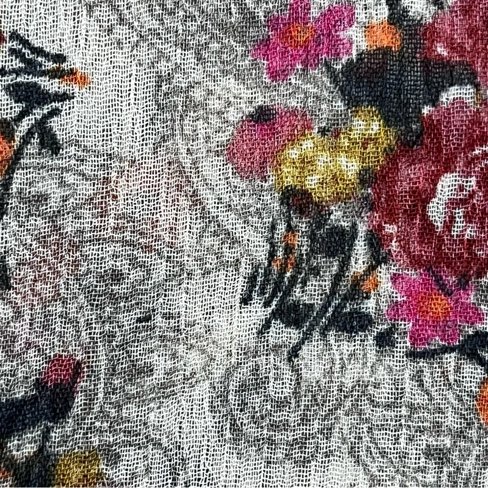 About A Girl Floral Sheer Mini Dress Bell Sleeve Y2K Fairycore Boho Cottagecore - Image 10