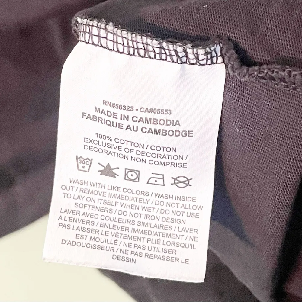 Nike Size Large Cropped Short Sleeve Silver Swoosh Athletic Short Sleeve T-shirt - Image 5