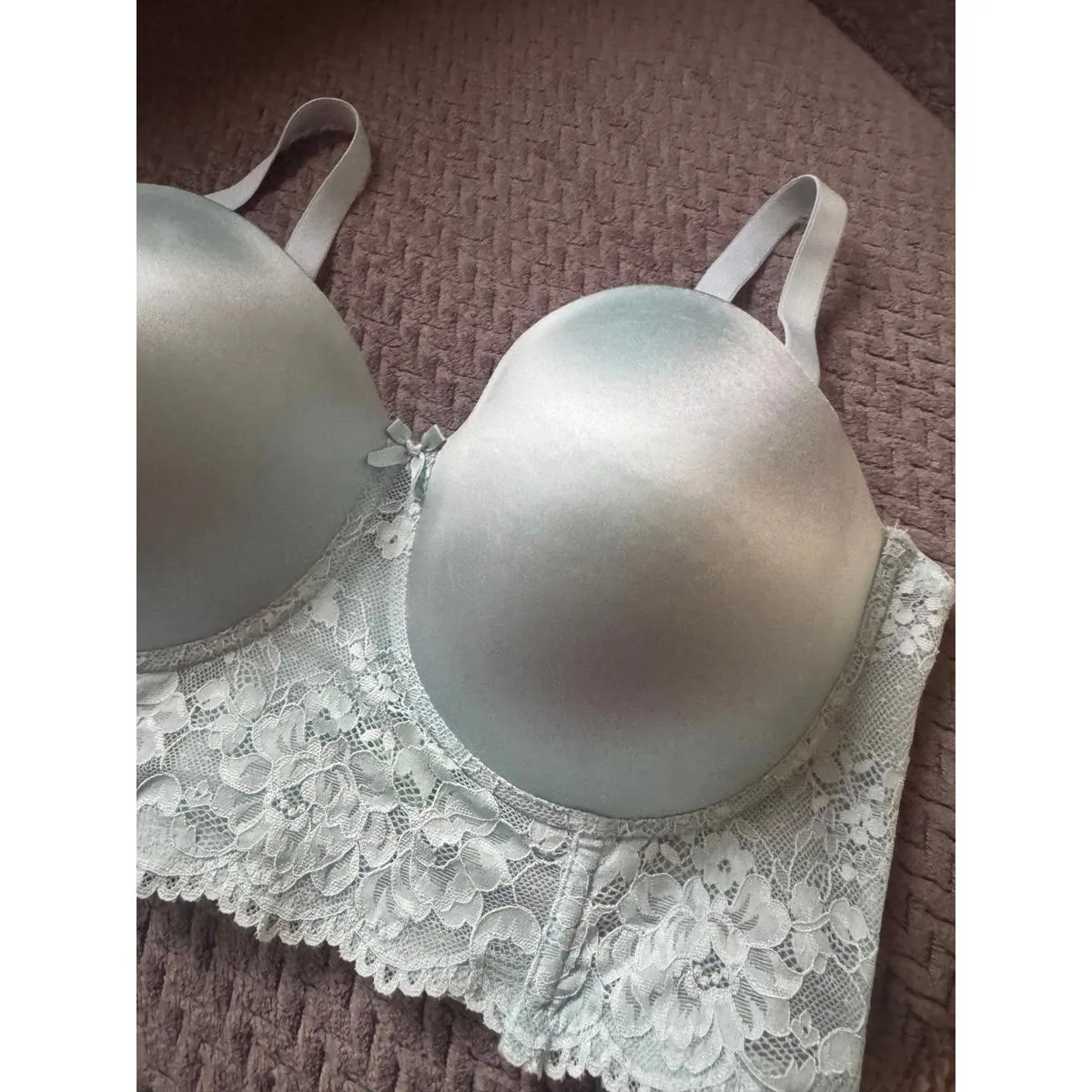 NWOT Sexy Honeydew Intimates Full Figure Lace Bra 40D - Image 3