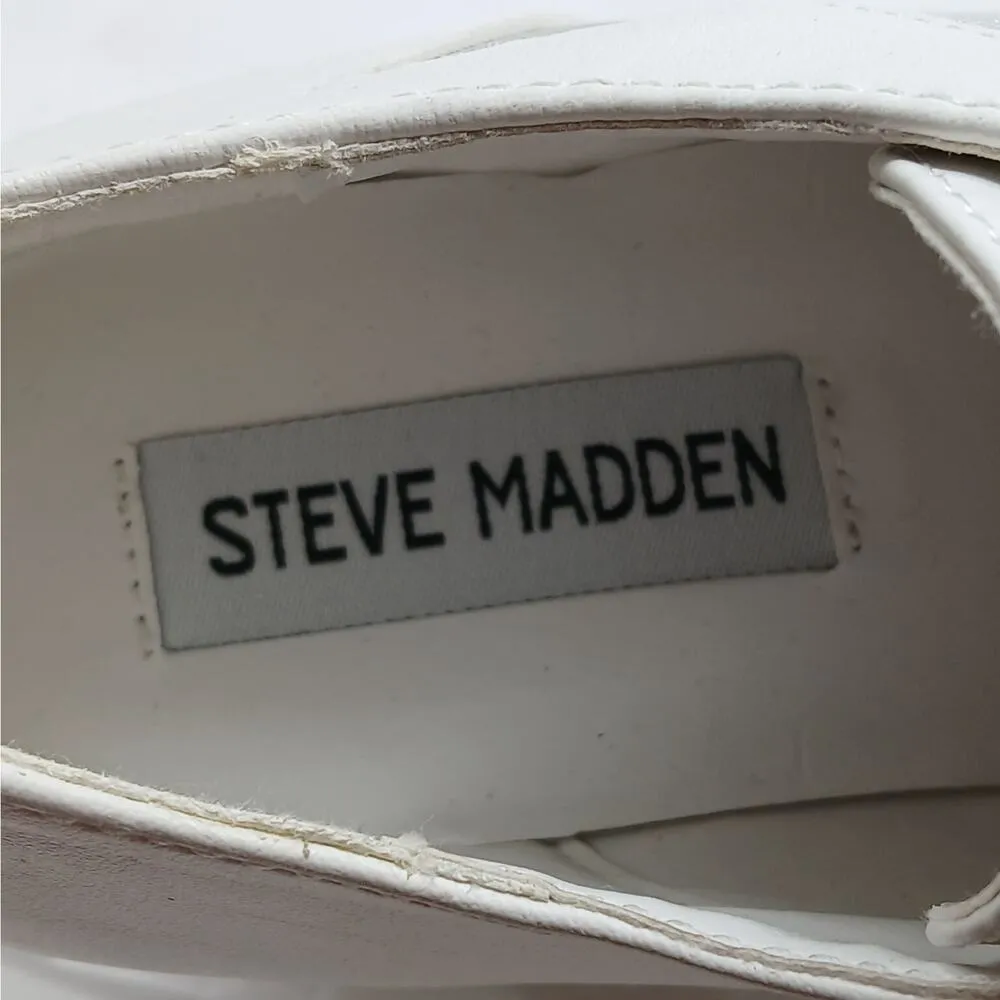 Y2K Retro Steve Madden Starpower Platform Sneakers Women's Size 6 Wedge Shoes - Image 10