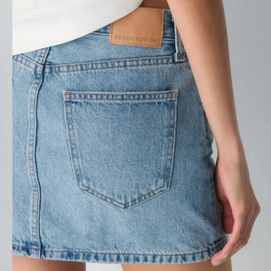 ARITZIA Denim Forum The '90s Ricci Denim Skirt Size 32 - Image 2