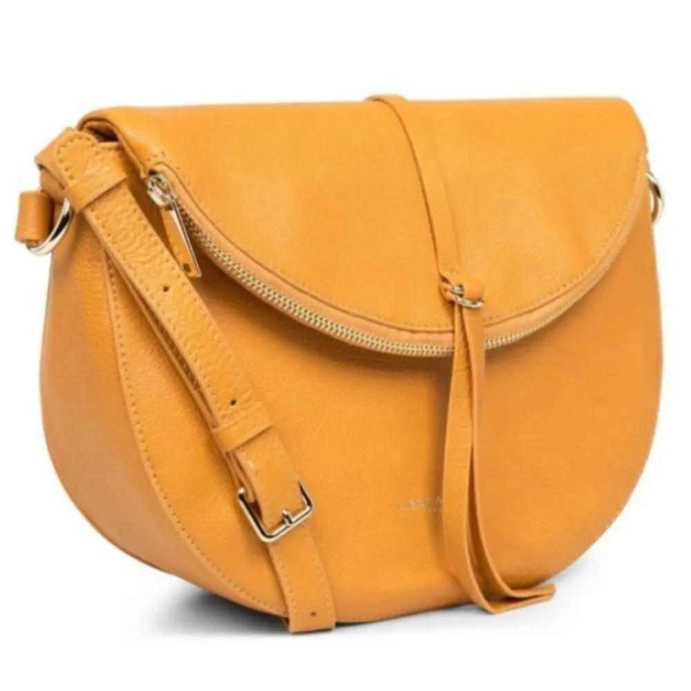 💕LANCASTER PARIS💕 Dune Shoulder Bag Saffron Yellow - Image 3