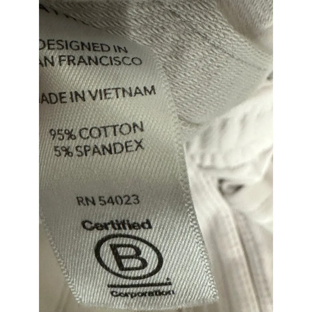 Athleta Cream Farallon Jogger Pants Elastic Waist Front Pockets Womens Size 2 - Image 8