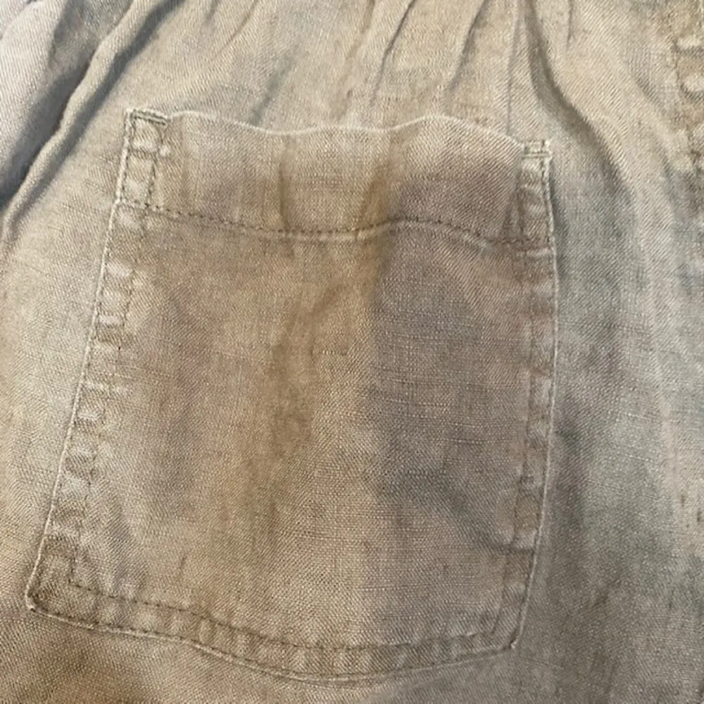 Forever 21 Drawstring Elastic Waist Basic Casual Shorts Olive Green Women Small - Image 7