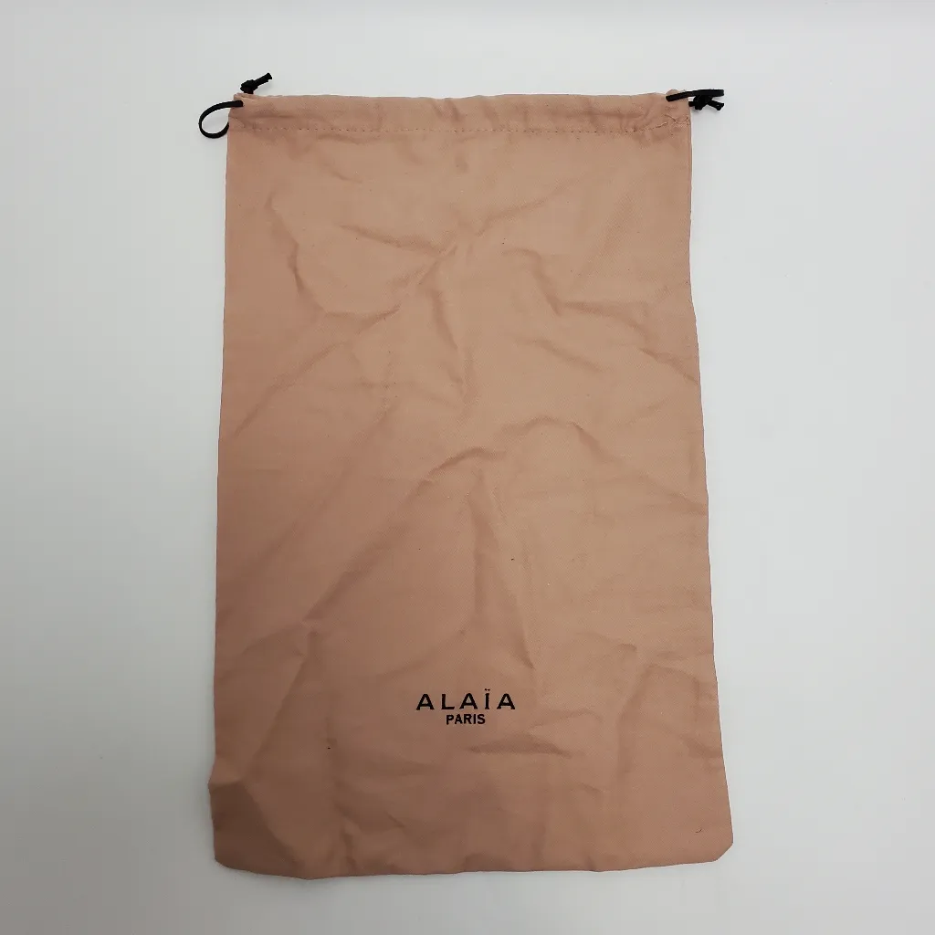 Alaia Black Azzedine Leather Cut Out Ankle Strappy Pumps Heels Sandals Size 38 - Image 4