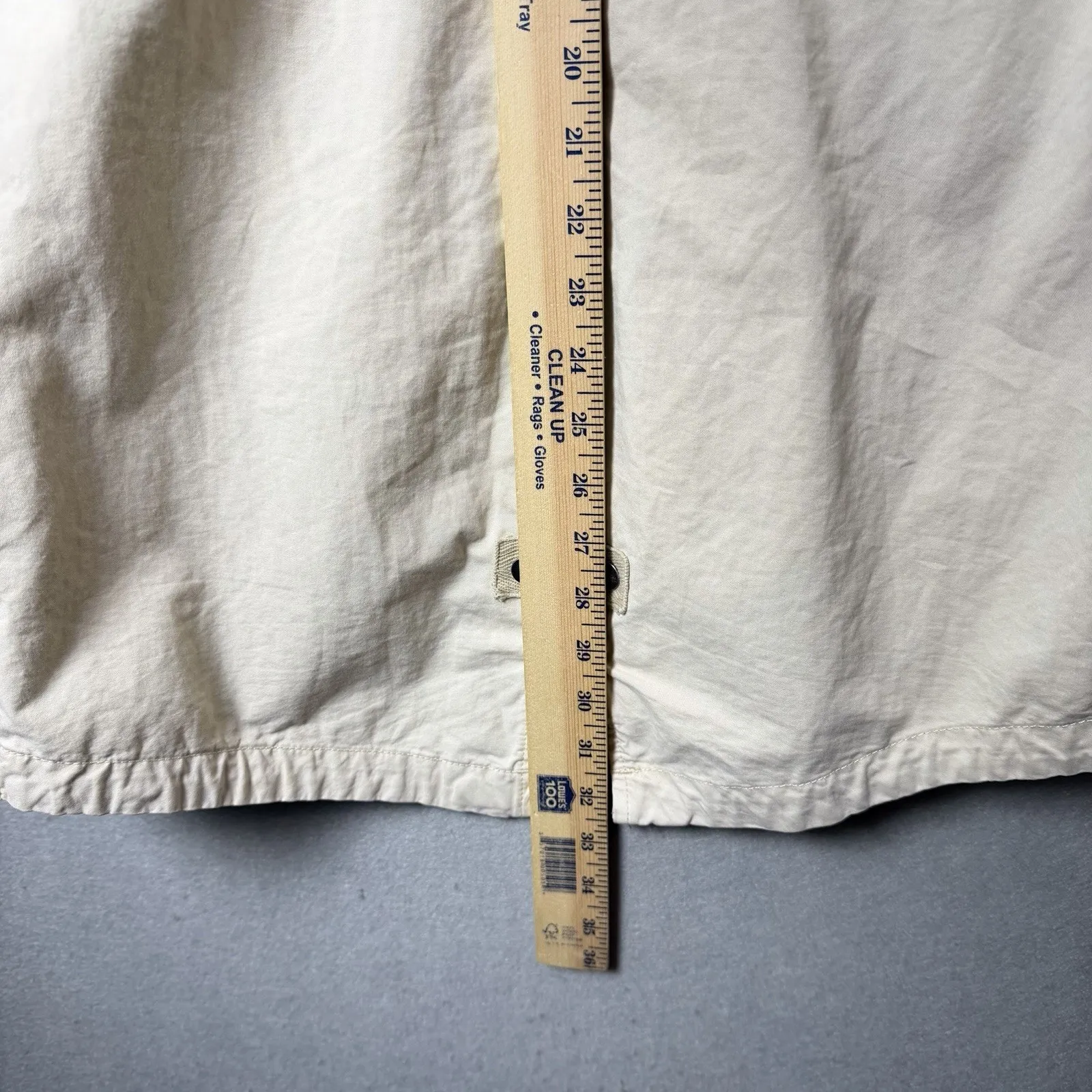 Bershka Cream Utility Trench Coat Jacket Arm Patches Womens US Size XS - Image 15