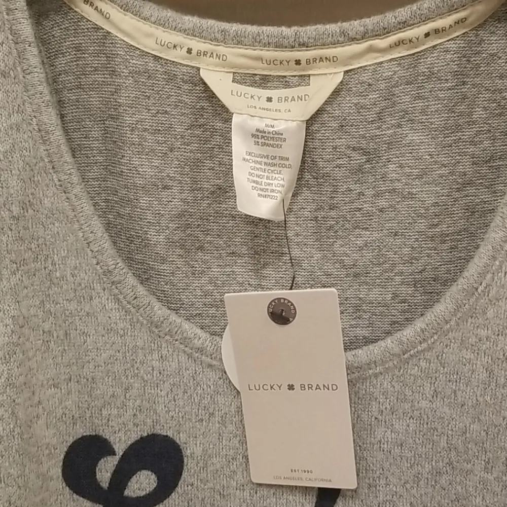 💕LUCKY BRAND💕 3 Piece Pajama Set ~ Stars M NWT - Image 5