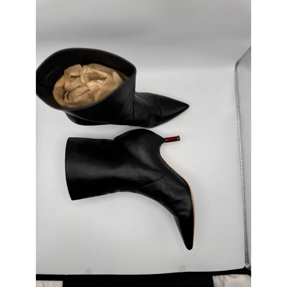 GABRIELA HEARST Black Mariana Ankle Leather Boots size 36 - Image 12