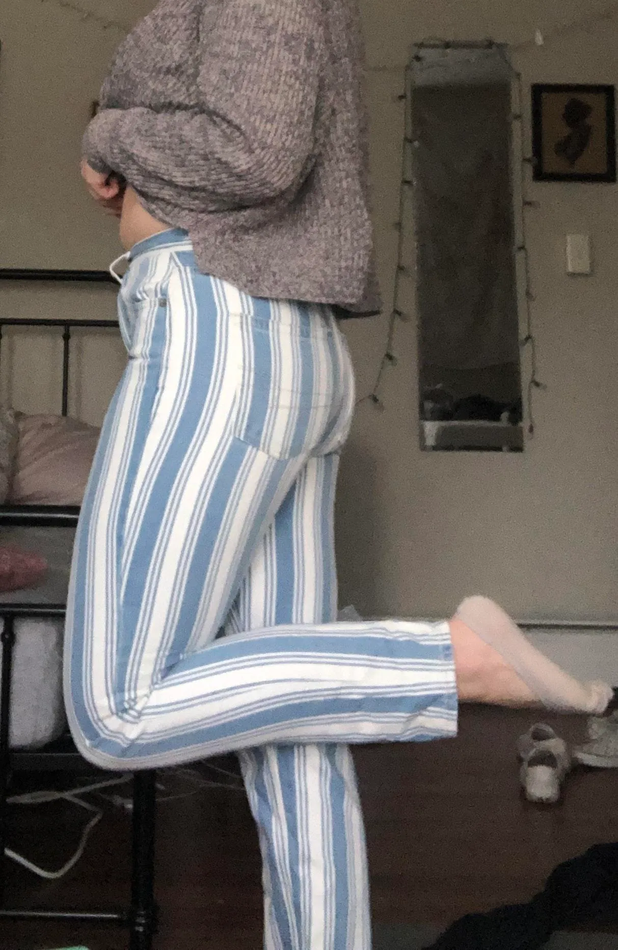 striped jeans  - Image 2