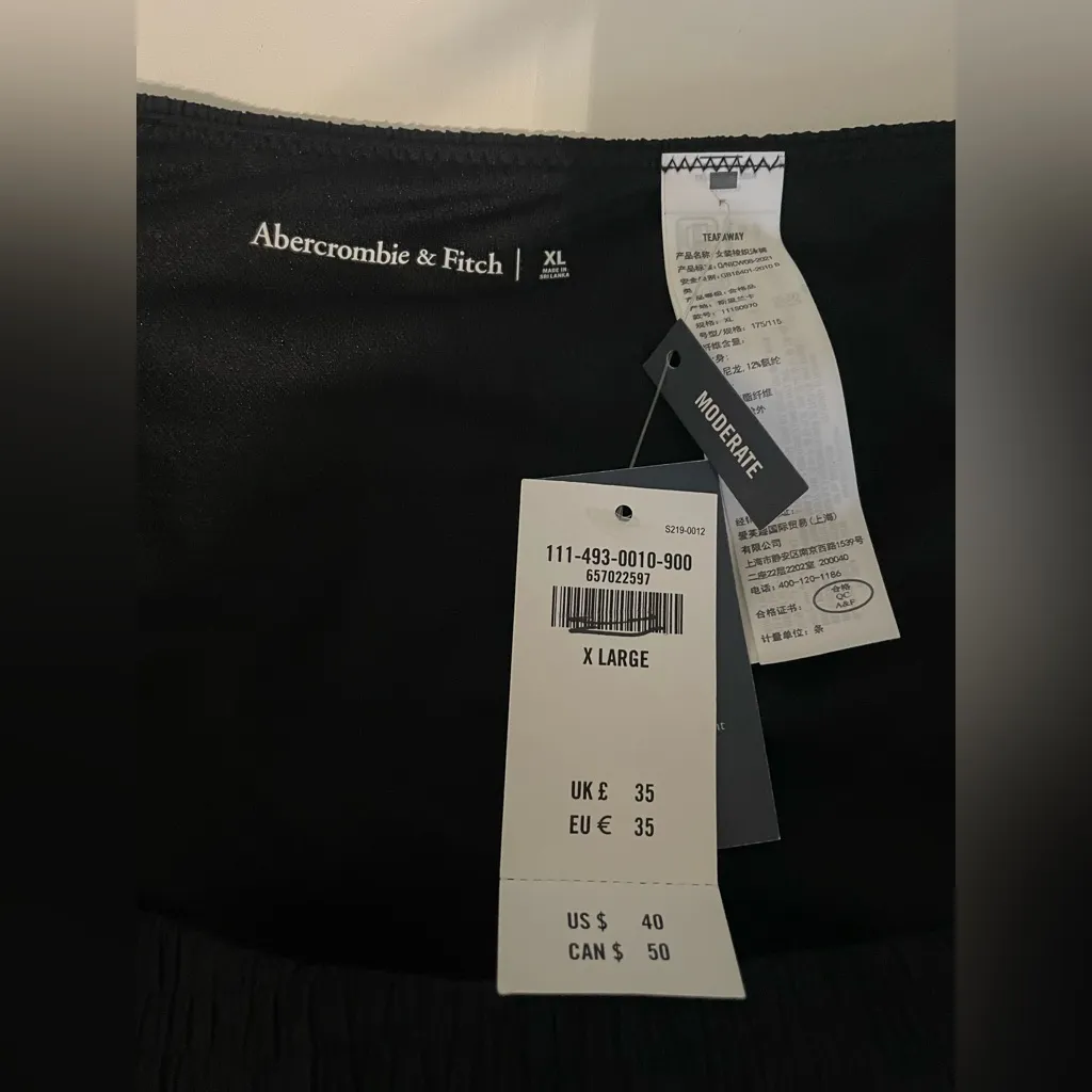 Abercrombie & Fitch high-waist, high-leg cheeky bikini bottom - Image 5