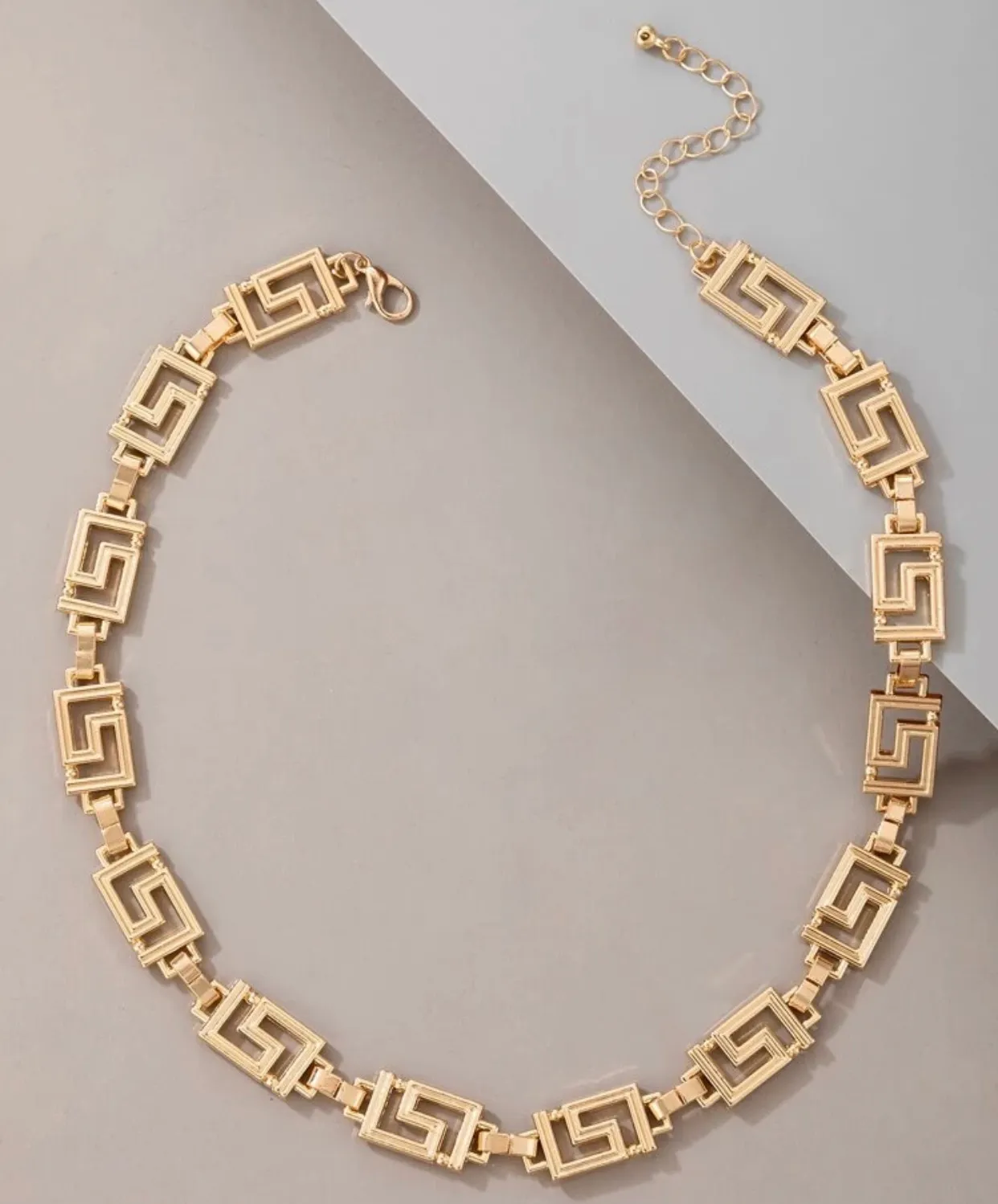 New Detail Gold Necklace - Image 4