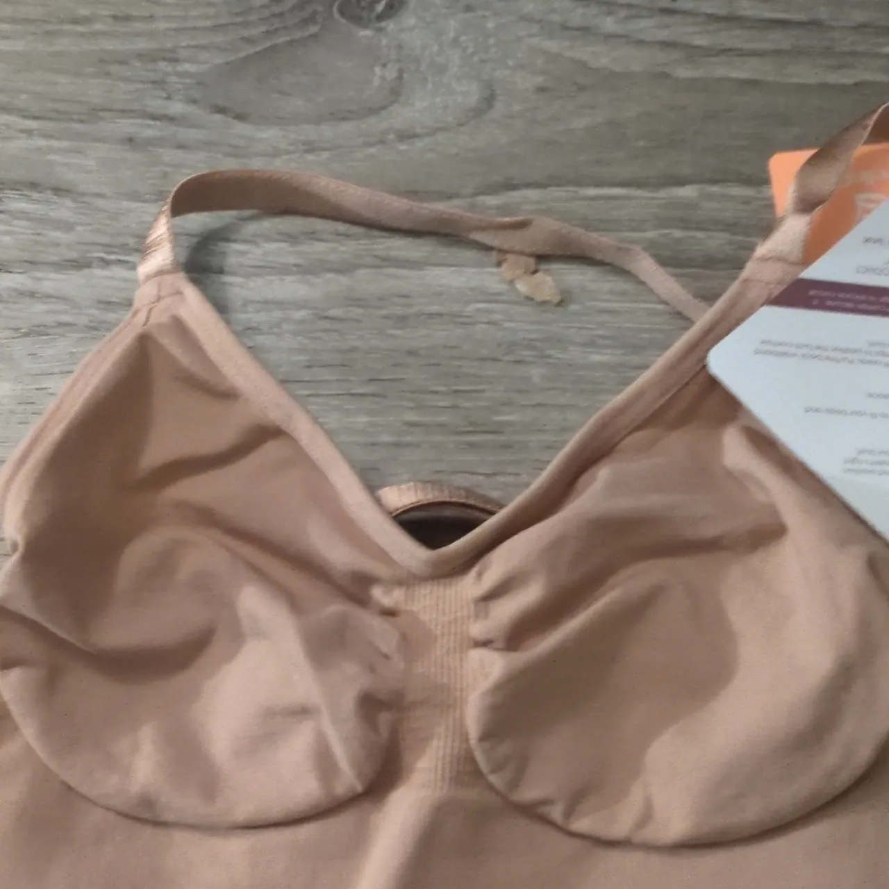 FeelinGirl Tummy Control Bodysuit With Butt Lifter Size XS/S Tan - Image 2