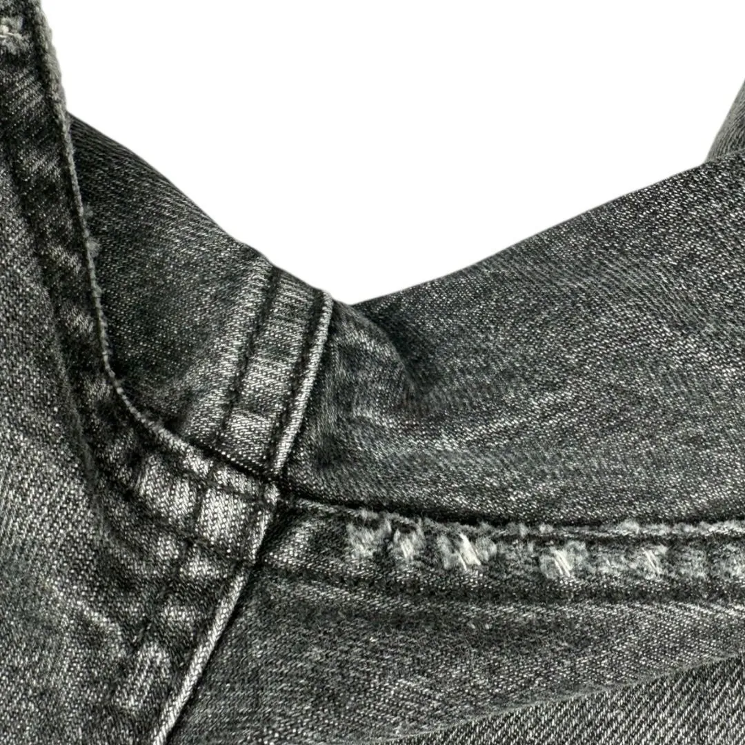 rag & bone Women's Rosa Mid Rise Boyfriend Jeans Black Magic Size 25 Distressed - Image 13