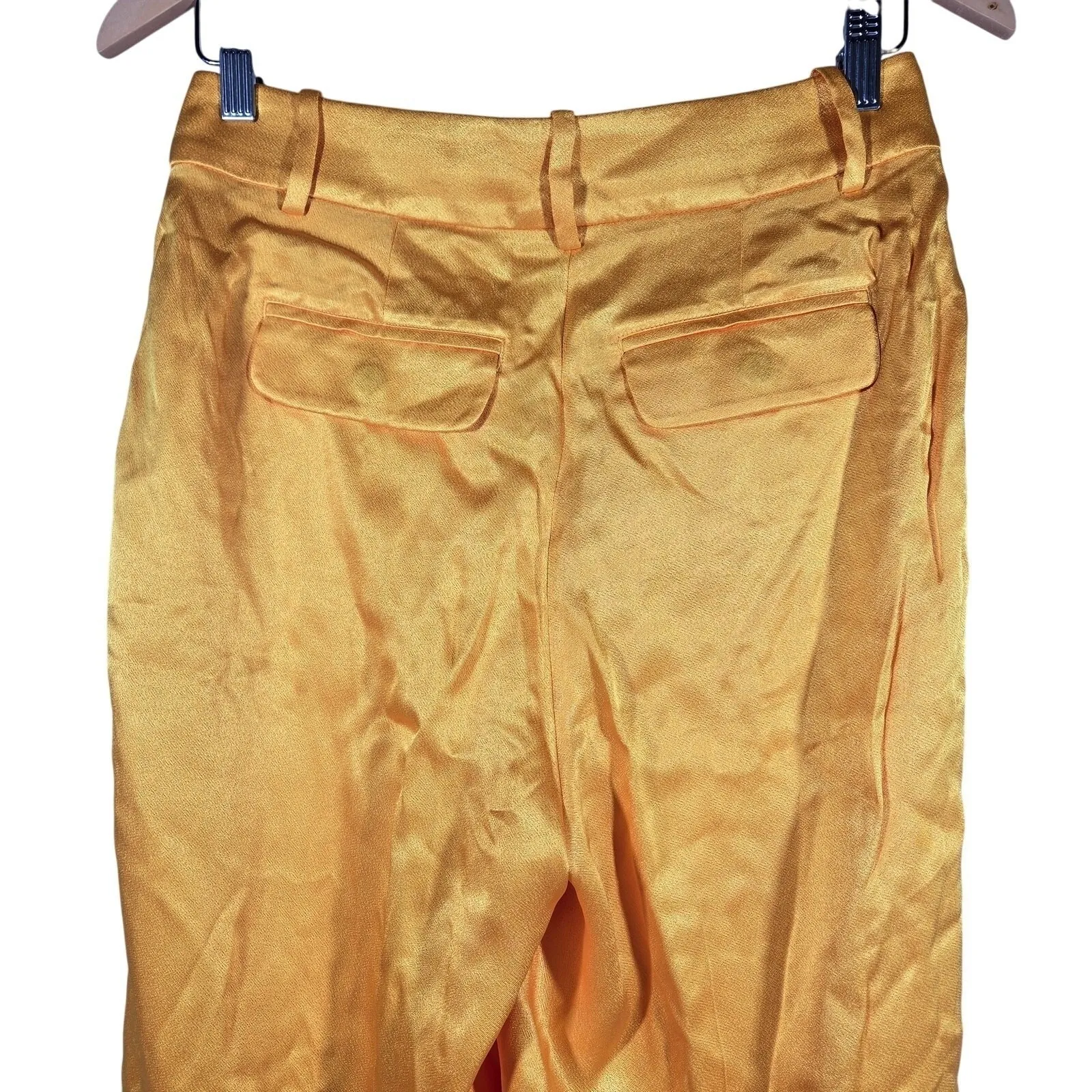 J. Crew‎ Straight-leg essential pant in luster crepe in Warm Sunflower 2 NWT - Image 4