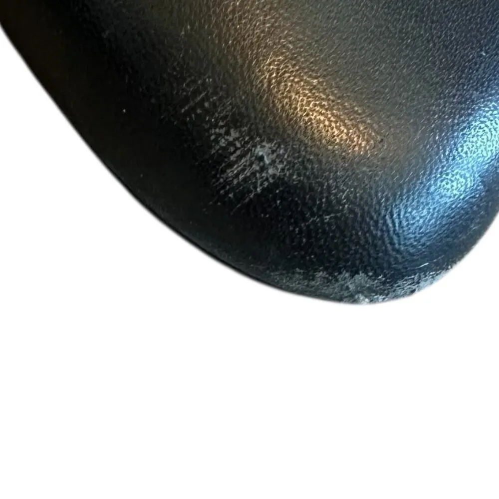 3.1 Phillip Lim Black Leather Backless Shoes Loafers Slip-On Slides Size 36.5 6 - Image 4