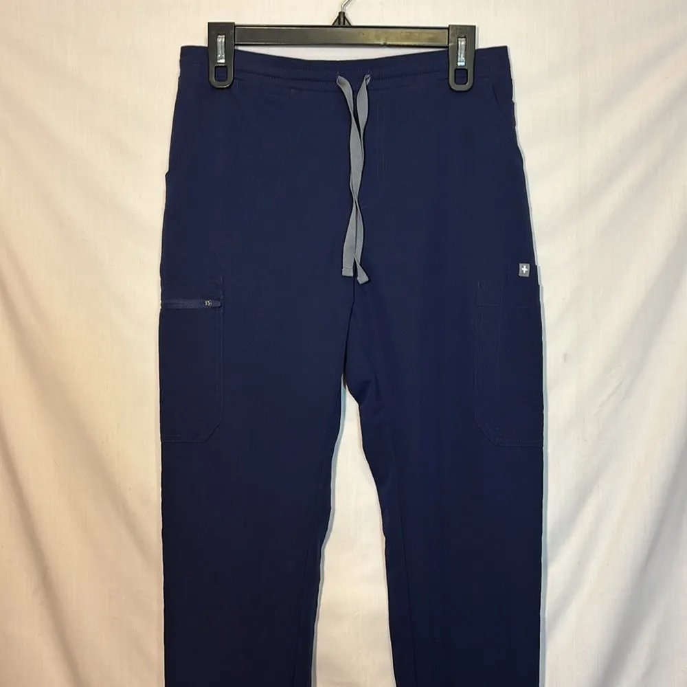 FIGS  Technical Collection Navy Blue Slim Leg Scrub Pants Size ST - Image 2