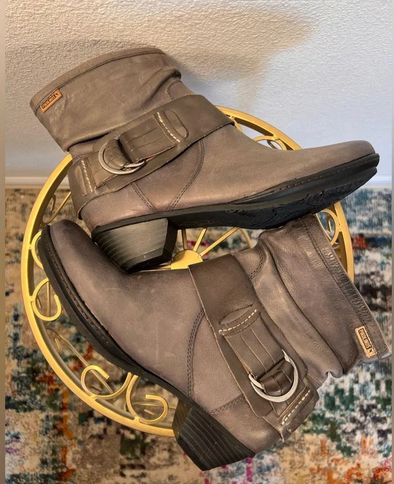Pikolinos NWOB Moto Gray Distressed Booties Size 6.5-7 - Image 6