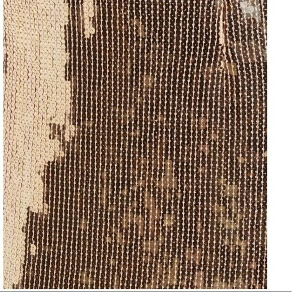 Fringe metallic Midi Dress Gold Size XL - Image 5