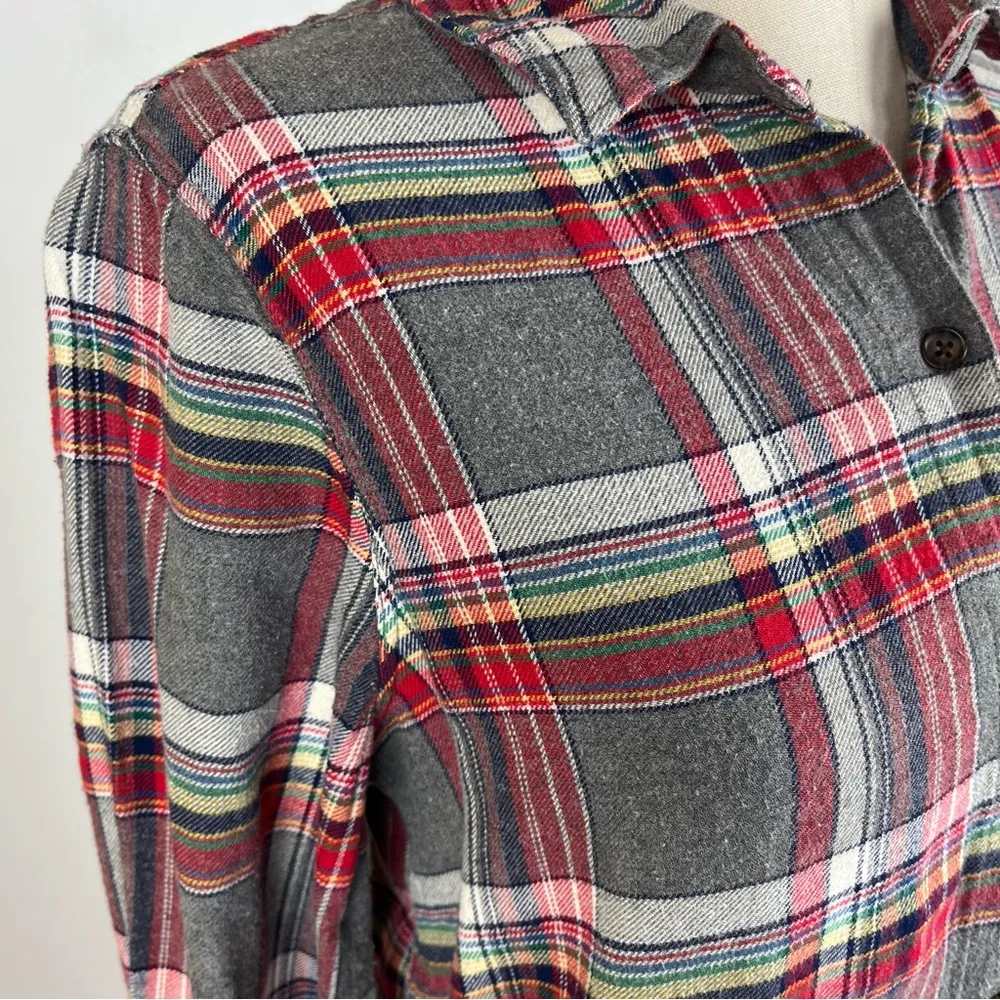 Marine Layer Plaid Flannel Button Down - Image 4