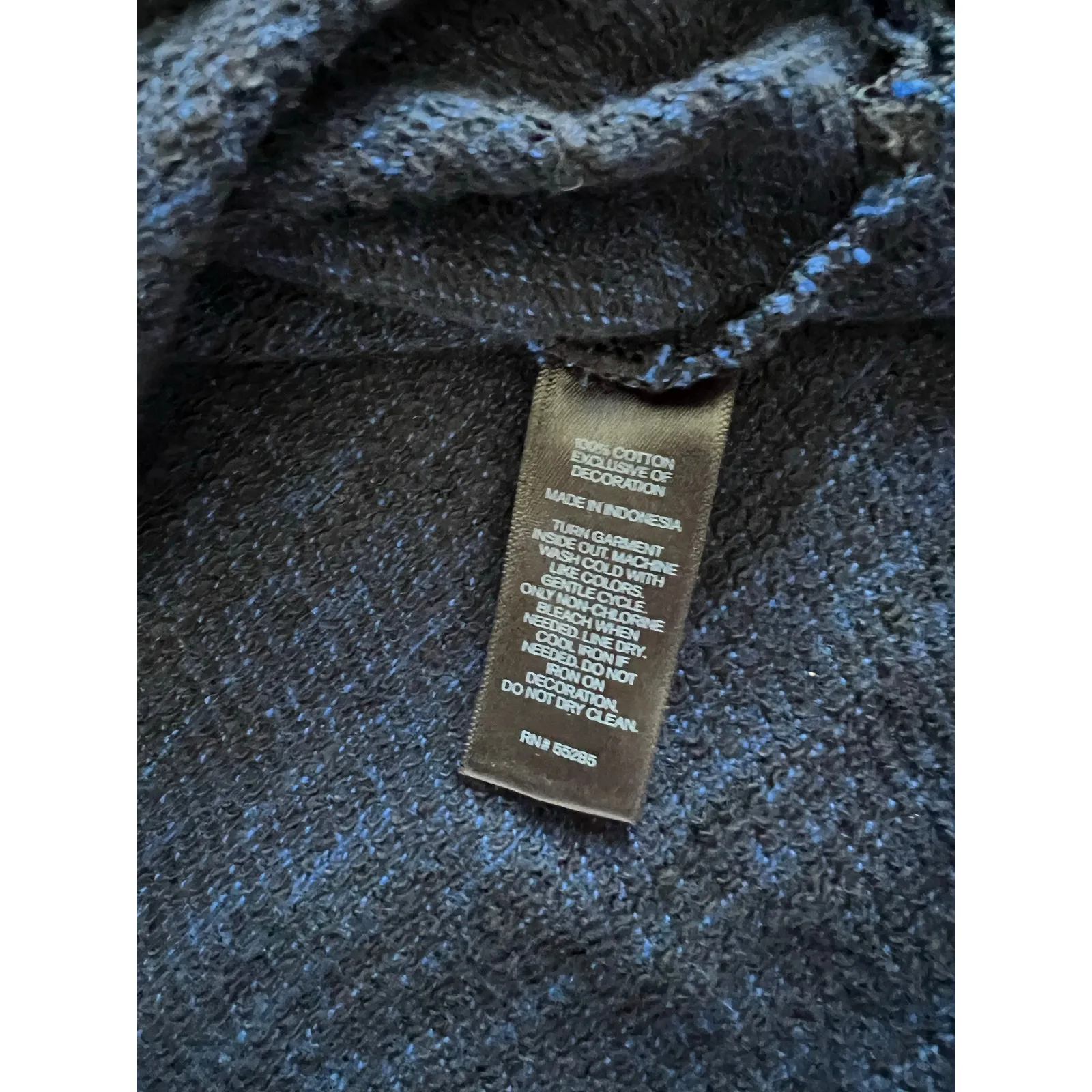 Express Blue Faux Leather Zip Hi-Lo Hem Alt Femme Top Sz Small - Image 9