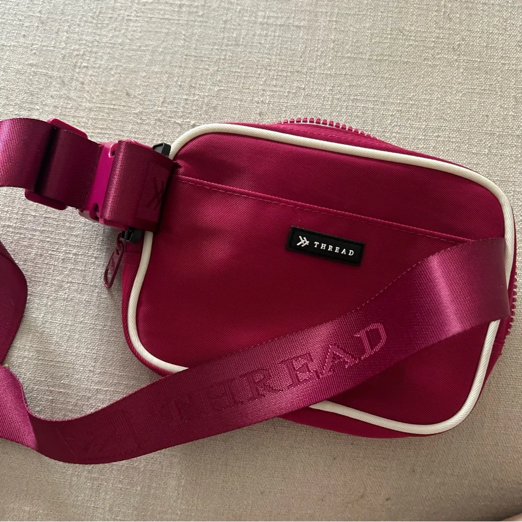 Thread Magenta Belt Bag Fanny Pack Pink - Image 9