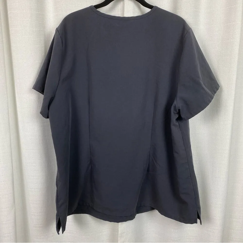 FIGS  Gray Catarina Scrub Top Sz.3X - Image 13