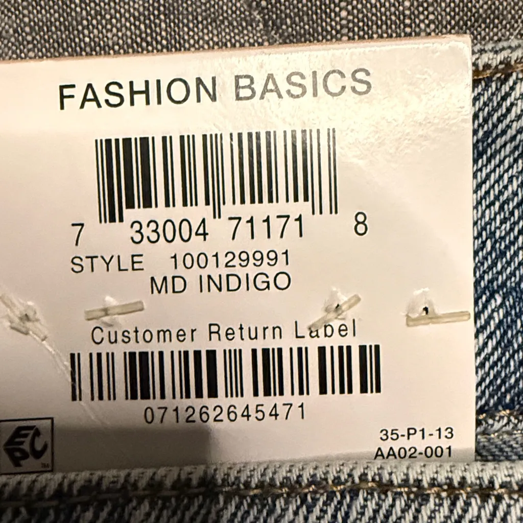 INC International Concepts Blue Patchwork Boyfriend Jeans Size undefined - Image 12