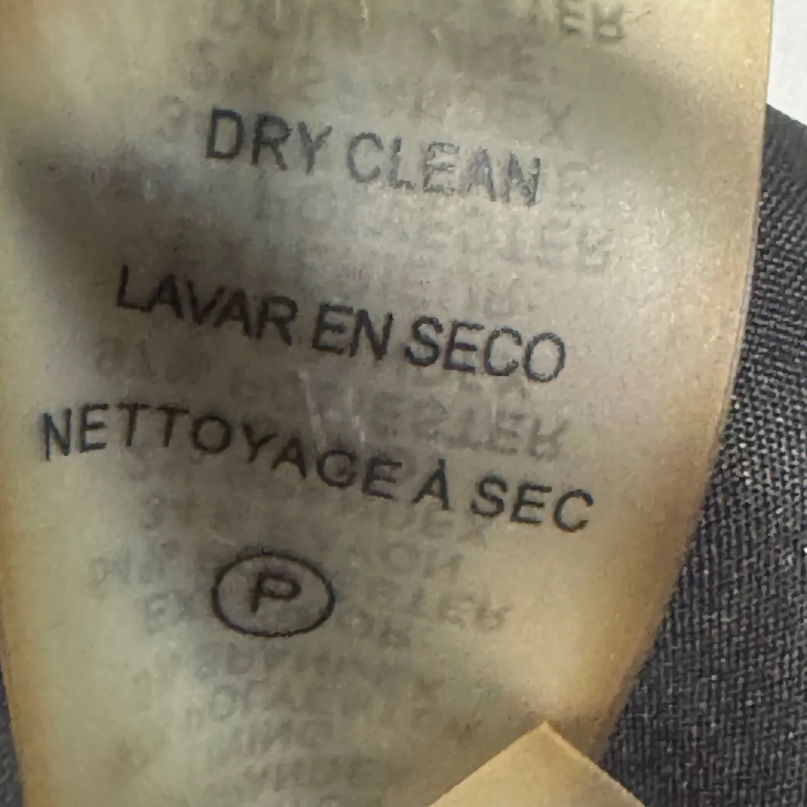 Tommy Hilfiger Gray Pinstripe Pencil Skirt Sz 8 Button Detail Professional Midi - Image 8