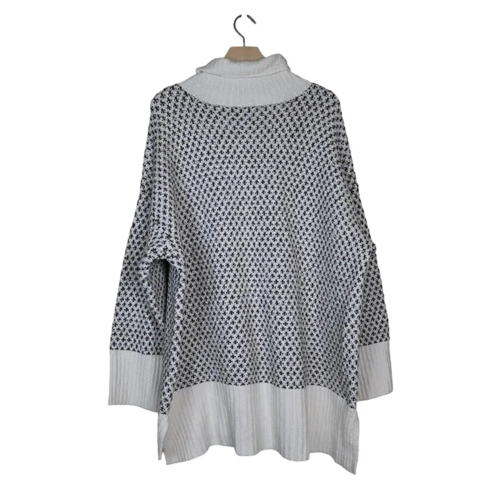 NIC+ZOE Womens 1X Plus Cozy Spot Turtleneck Sweater NEW - Image 3