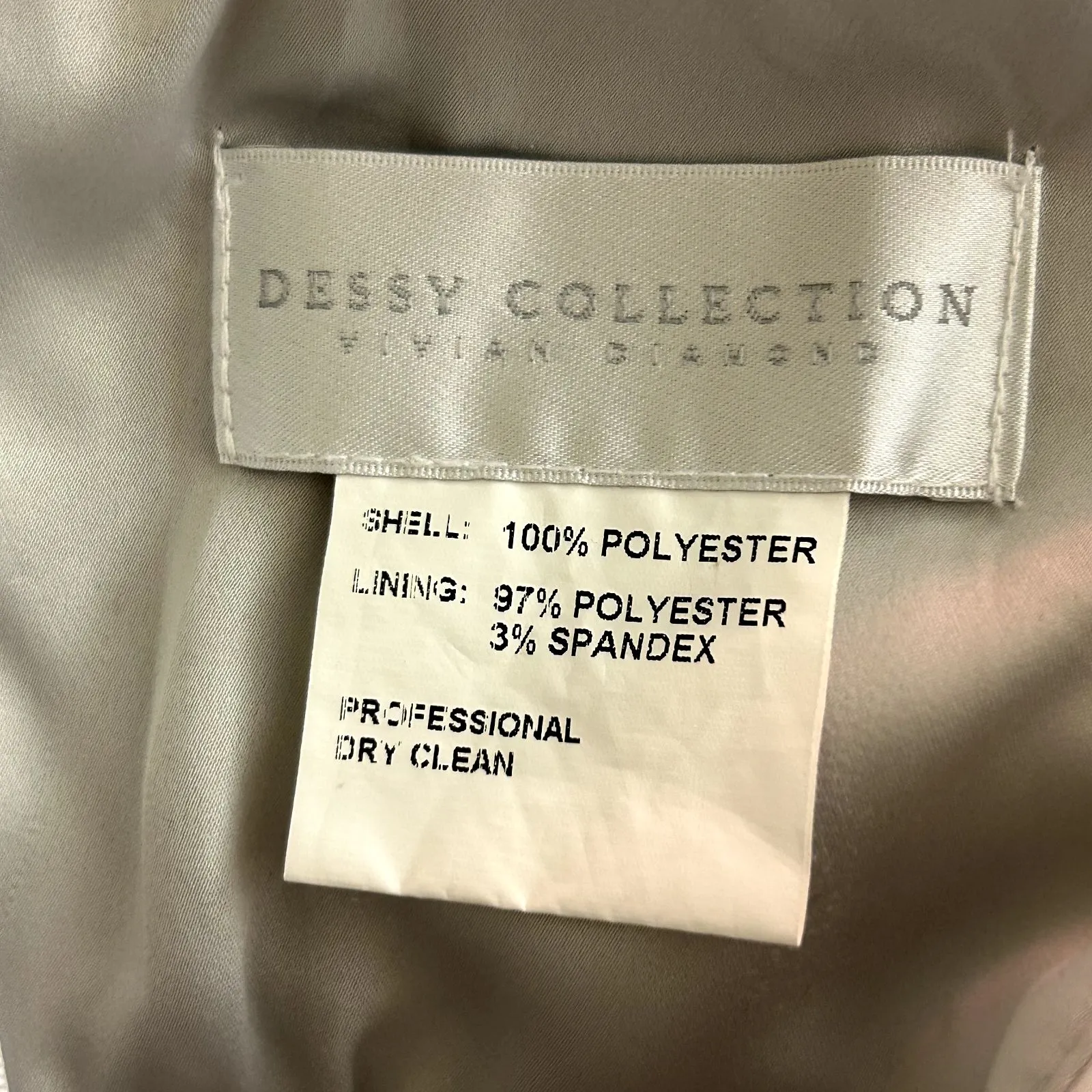 Dessy Collection‎ Dress Halter Maxi Gown Prom Shirred Chiffon Open Back 6 8 - Image 7