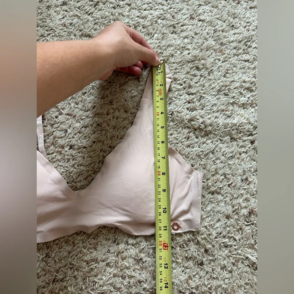 Danskin Intimates Lace Bra, Removable Pads, Size : Large Pink - Image 2