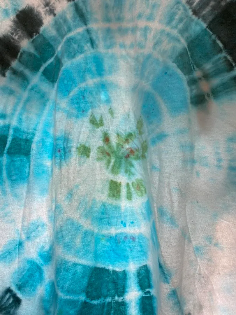 blue spiral tie dye Size L - Image 4