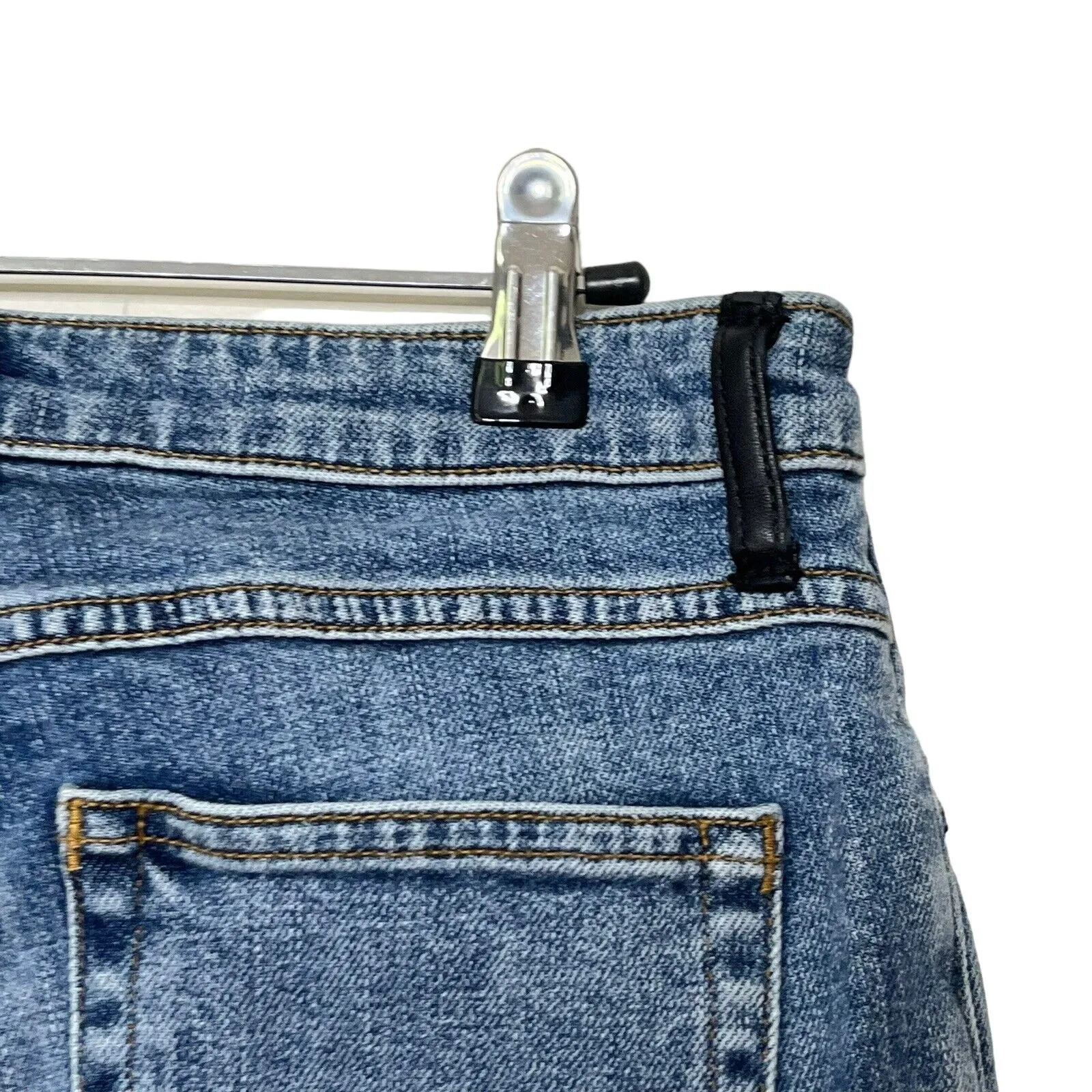 Alexander Wang x DENIM Grip High Rise Straight Jeans Women’s Size 28 Cropped - Image 8